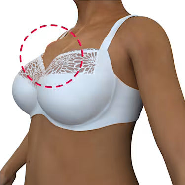 The cups dig into my breasts